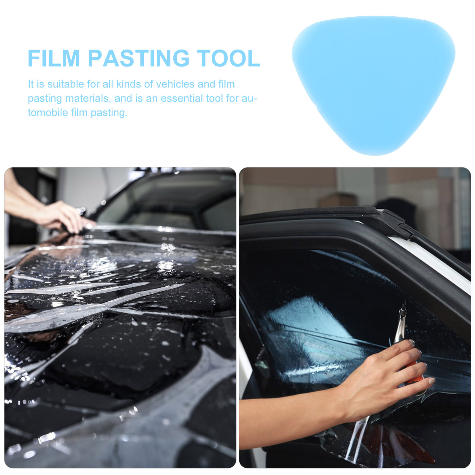 Tinted Window Film - 20個入りカーフィルムツールセット 自動車用ダイカットクッションパッド 傷防止 ウィンドウティント取り付け用 ティントアプリケーションキット