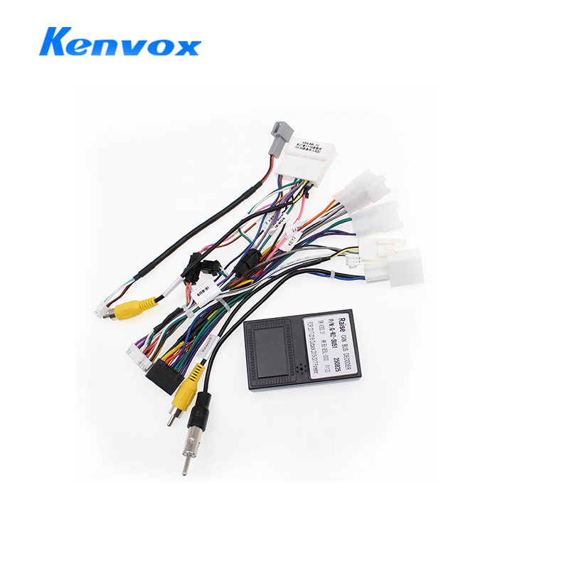 Car Accessories Usa - Androidカーラジオ用Canbus、スバル レガシィ、アウトバック、フォレスター、XVクロストレック用16ピンステレオ配線ハーネスプラグ電源ケーブルアダプター