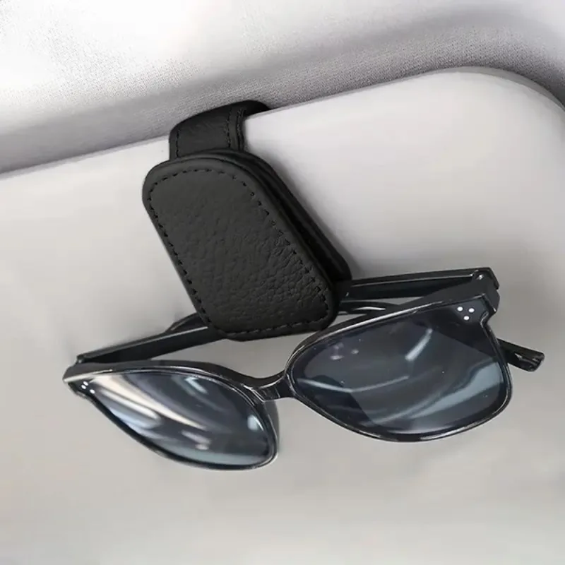 Car Accessories Outside - 車のサンバイザーメガネケースホルダーサングラスクリップチケットカードクリップ多機能ポータブルクリップ自動車インテリアアクセサリー