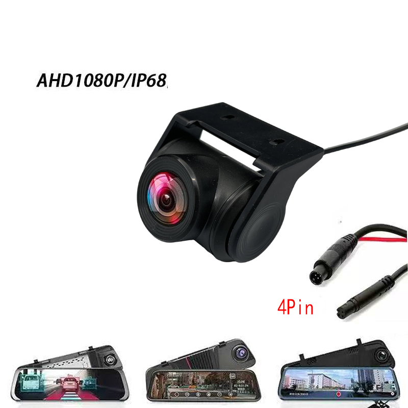 Market Car Accessories - 車載画像反転カメラ AHD1080P 4ピン HD ビデオ ナイトマーケット赤外線リアビュービデオ