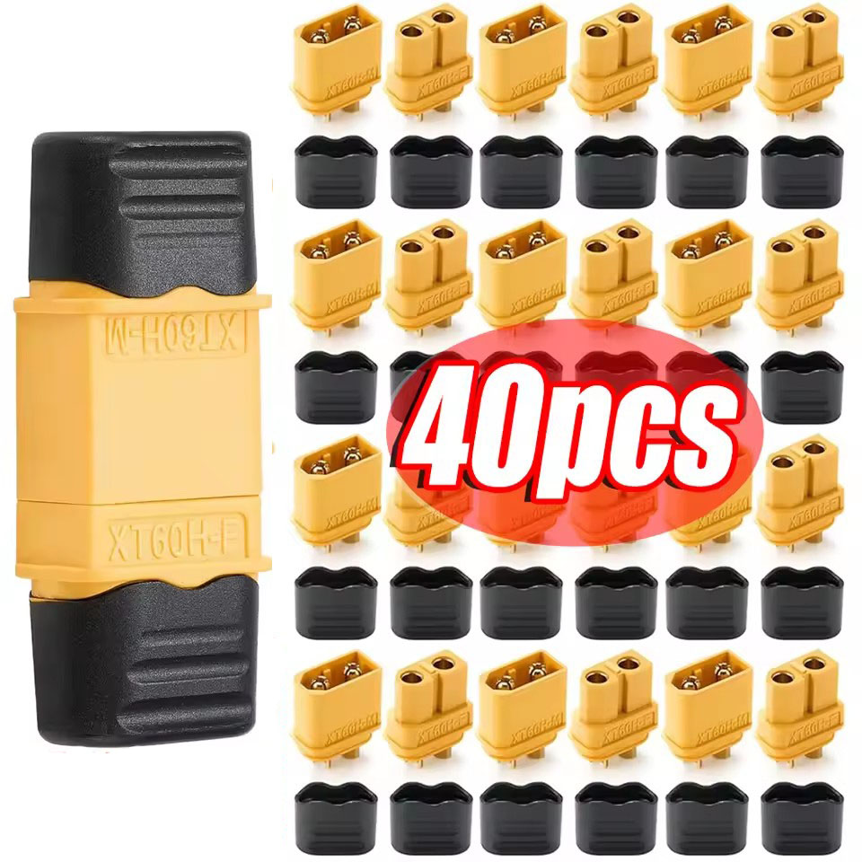 Car Accessories Usa - XT60 オス・メス バレットアダプター XT60 コネクター パワープラグ