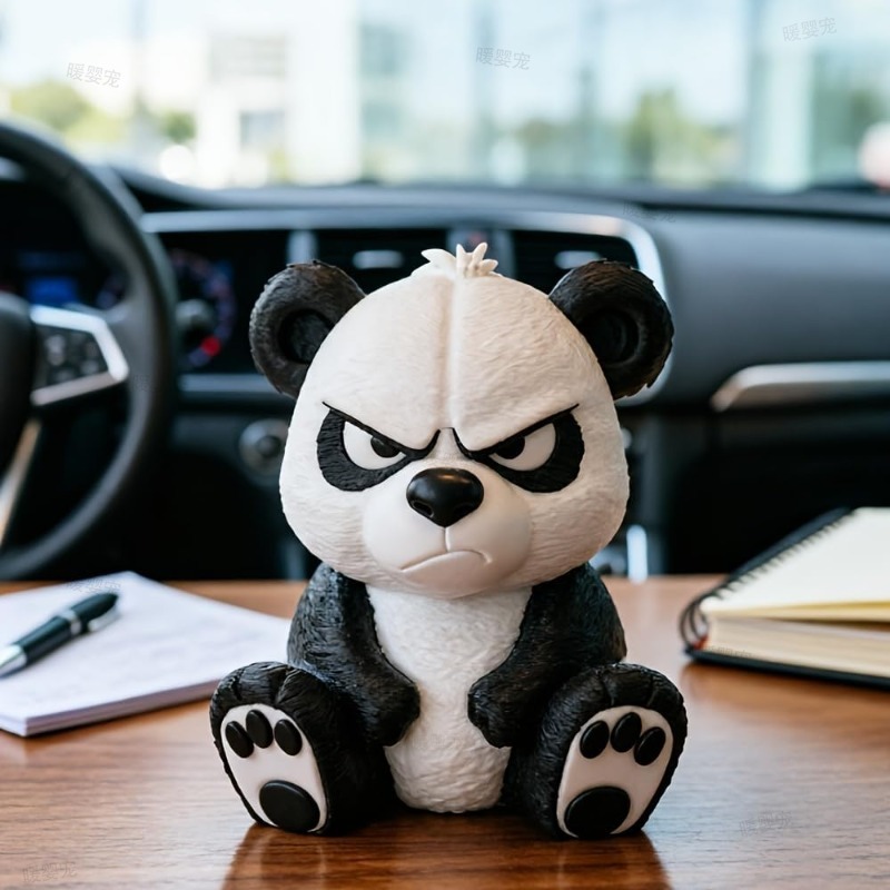 3D 車の置物 気をやすめないパンダの置物 かわいいパンダ像 - Car Accessories Oman のレビューと価格