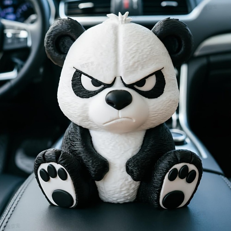 3D 車の置物 気をやすめないパンダの置物 かわいいパンダ像 - Car Accessories Oman のレビューと価格