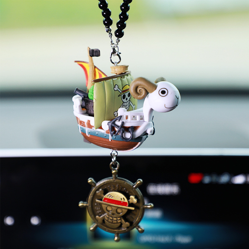 ワンピース車吊り下げ飾りメリーゴーカーアクセサリーアニメコス - Car Accessories Oman のレビューと価格