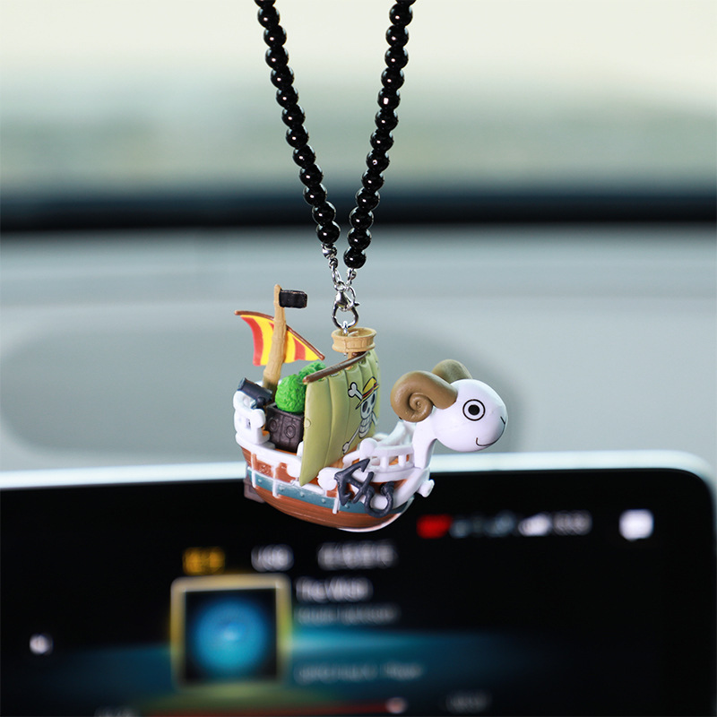 ワンピース車吊り下げ飾りメリーゴーカーアクセサリーアニメコス - Car Accessories Oman のレビューと価格