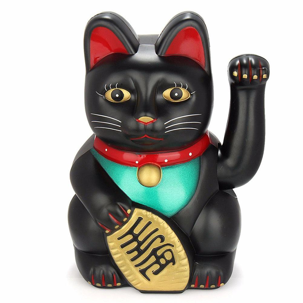中国のラッキーな猫の装飾,波状の腕の彫像,金色のダシアー,家 - Car Accessories Oman のレビューと価格