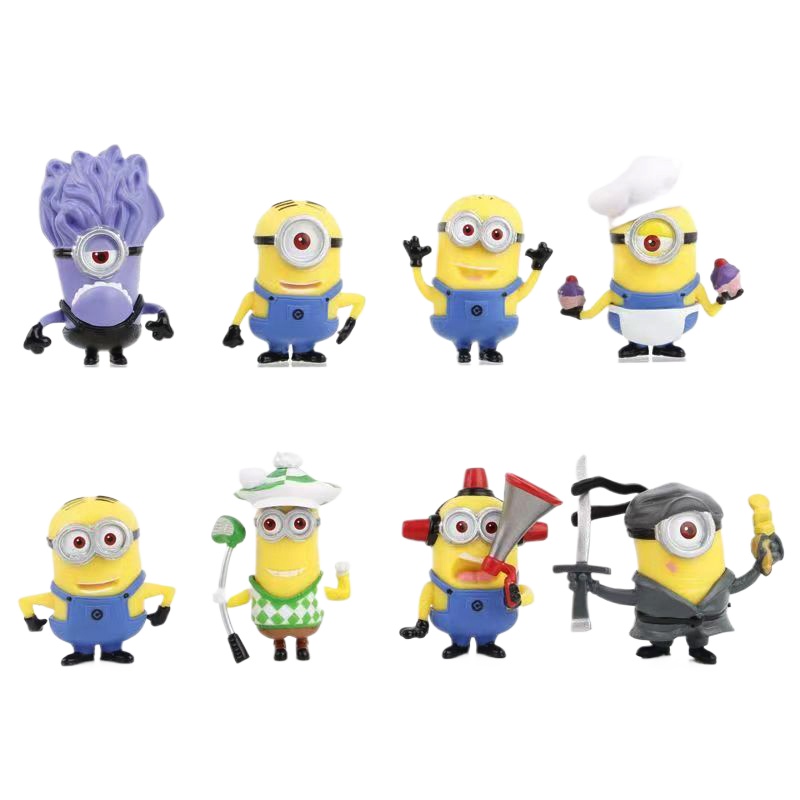 8 ピース/1 セット 52TOYS ミニオン漫画かわいい置 - Car Accessories Oman のレビューと価格
