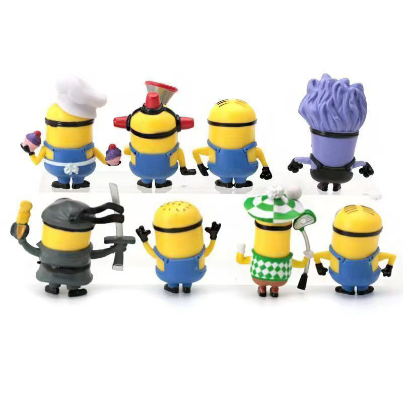 8 ピース/1 セット 52TOYS ミニオン漫画かわいい置 - Car Accessories Oman のレビューと価格