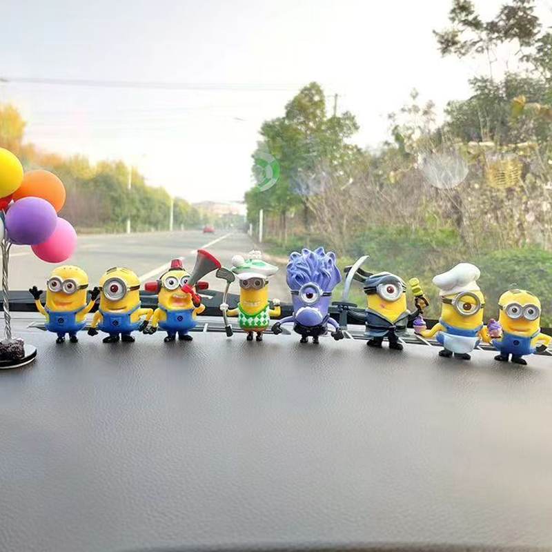 8 ピース/1 セット 52TOYS ミニオン漫画かわいい置 - Car Accessories Oman のレビューと価格