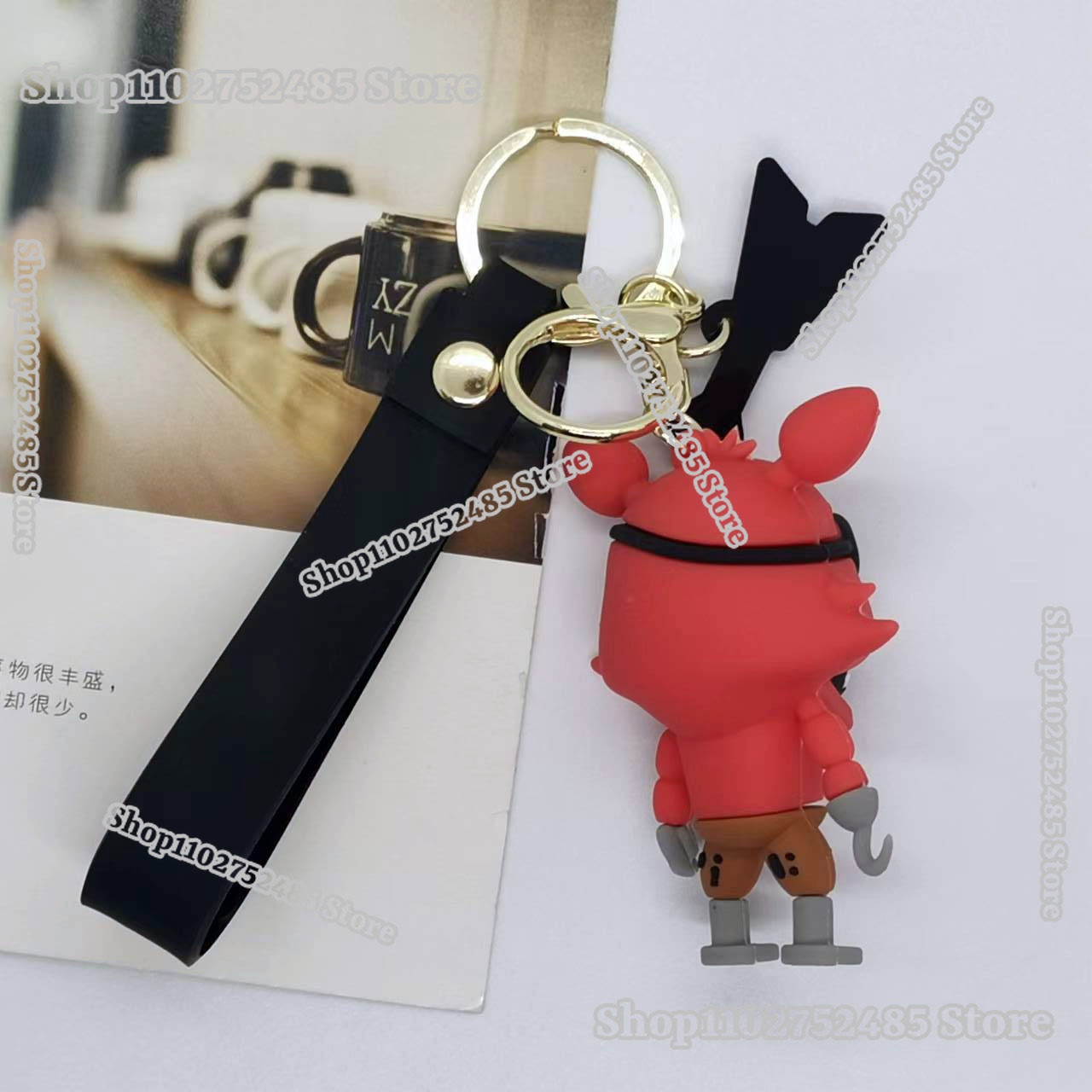 5 個漫画アニメ FNAF フィギュアキーホルダー恐ろしい人 - Car Accessories Oman のレビューと価格