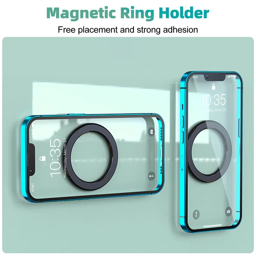 MagSafe対応 強力磁気リング式スマホホルダー 粘着マグ - Car Phone Holder Magnetic のレビューと価格