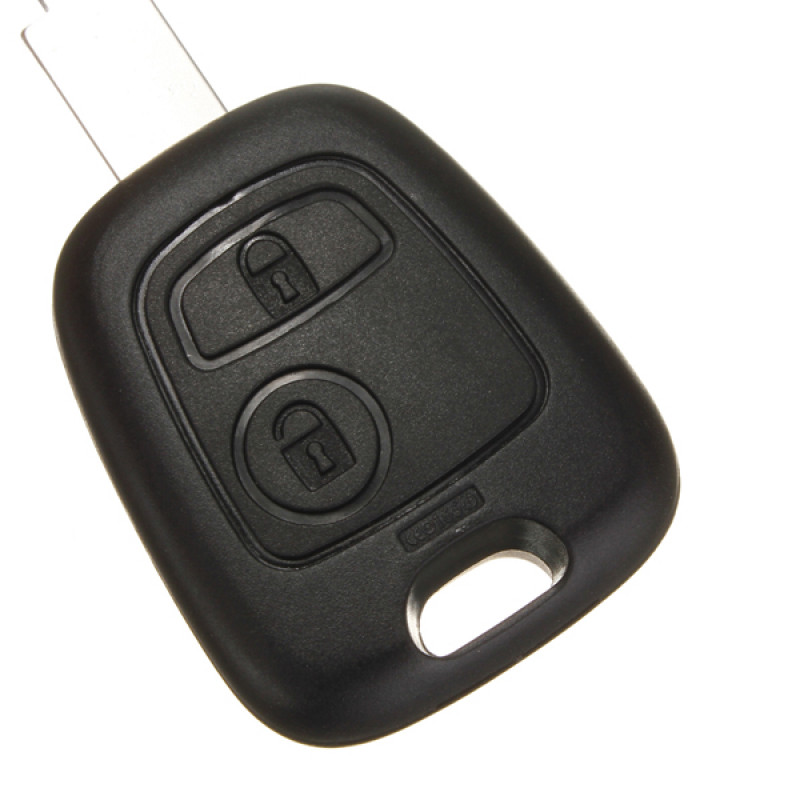 車のキーシェルプジョー 406 2 ボタンブランクブレードリ - Market Car Accessories のレビューと価格