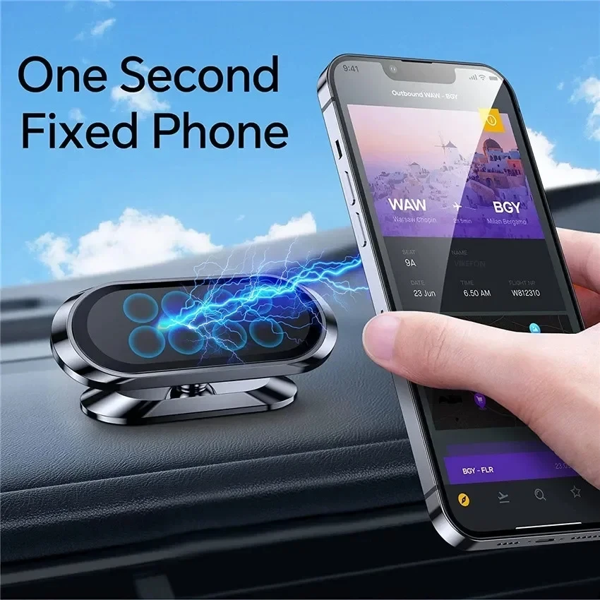 360 °   マグネット式車載スマホホルダー 磁石 スマー - Car Phone Holder Magnetic のレビューと価格