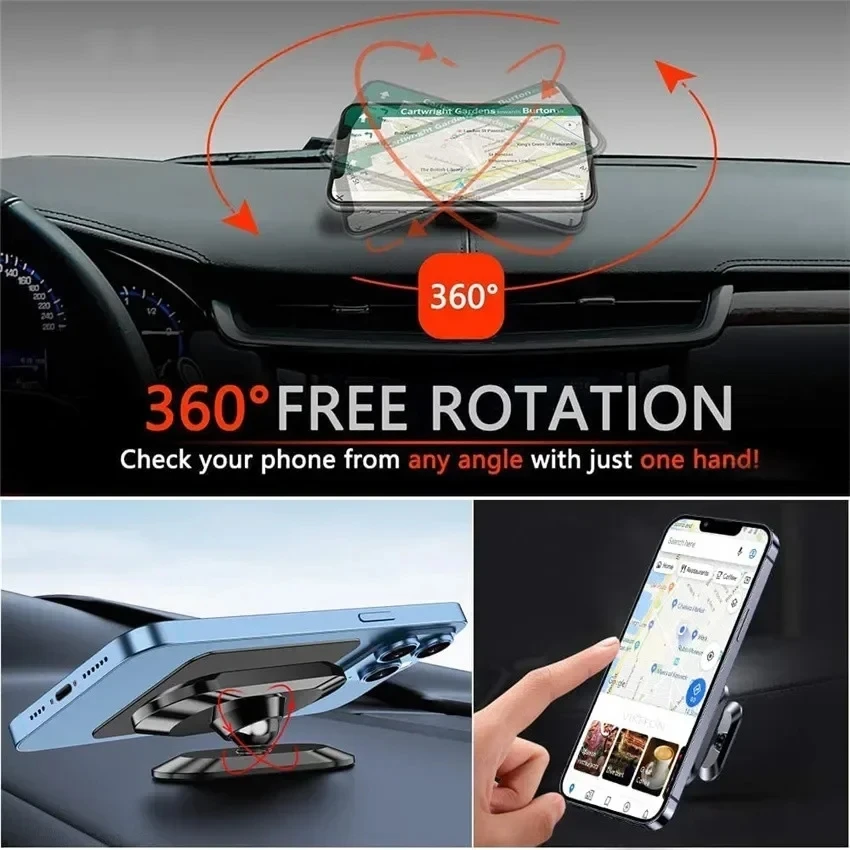 360 °   マグネット式車載スマホホルダー 磁石 スマー - Car Phone Holder Magnetic のレビューと価格