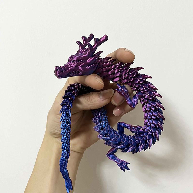 3D印刷されたドラゴンモデルの工芸品,色の変化,関節運動,車 - Car Accessories Oman のレビューと価格