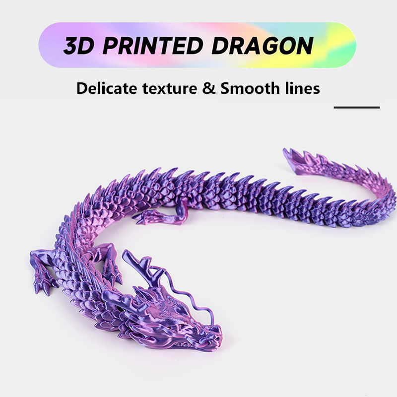 3D印刷されたドラゴンモデルの工芸品,色の変化,関節運動,車 - Car Accessories Oman のレビューと価格