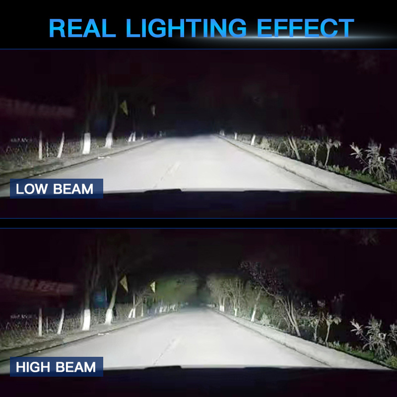 2 個 8000LM LED ヘッドライト H1 H7 H8 - Market Car Accessories のレビューと価格