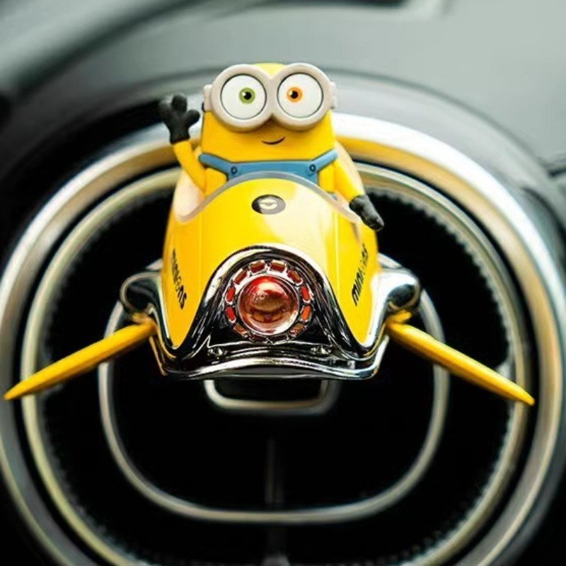 ミニオン風車用芳香剤、かわいい漫画風車用香水クリップ、クリエ - Car Accessories Usa のレビューと価格