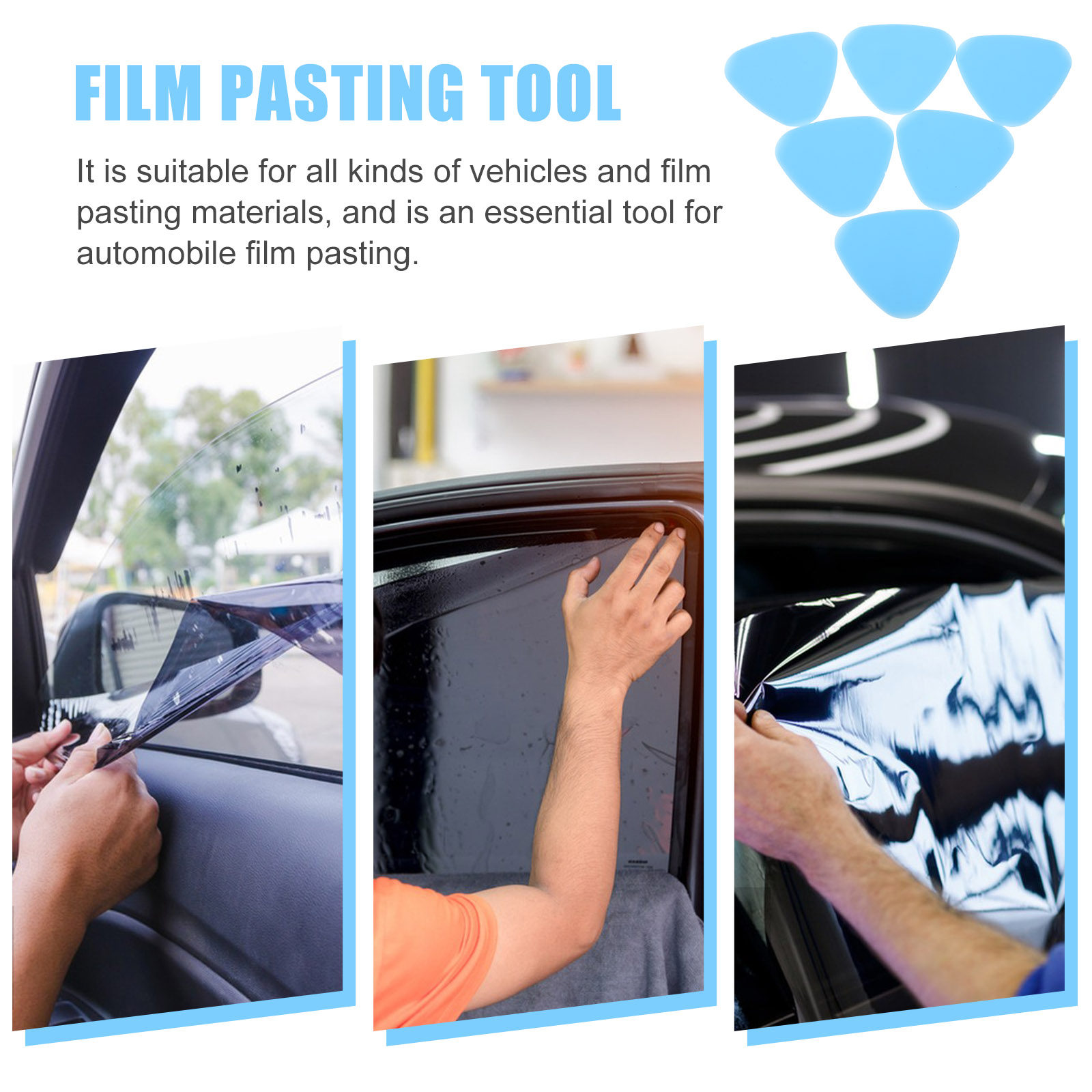 20個入りカーフィルムツールセット 自動車用ダイカットクッシ - Tinted Window Film のレビューと価格