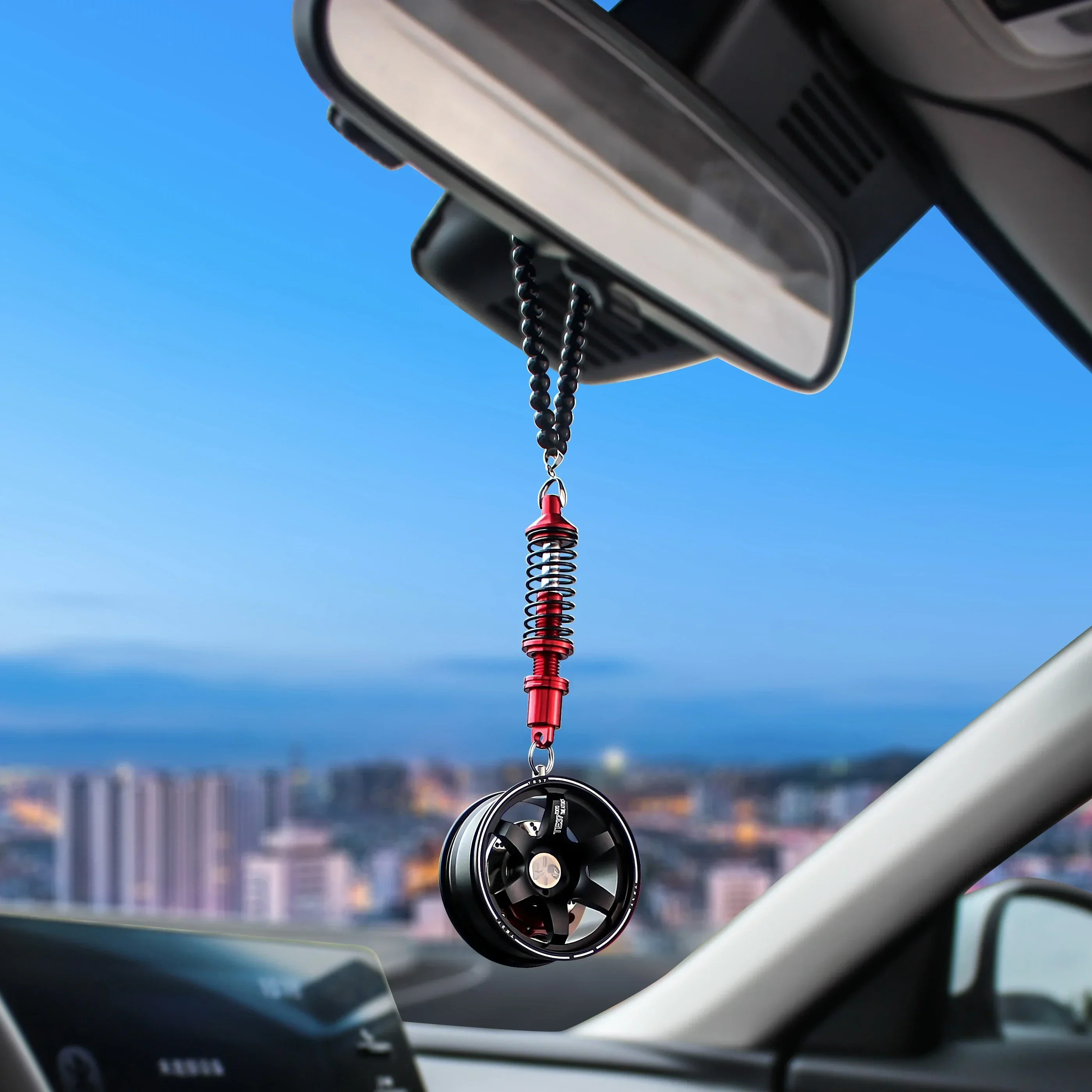 クリエイティブなホイールハブブレーキショックアブソーバーカー - Market Car Accessories のレビューと価格