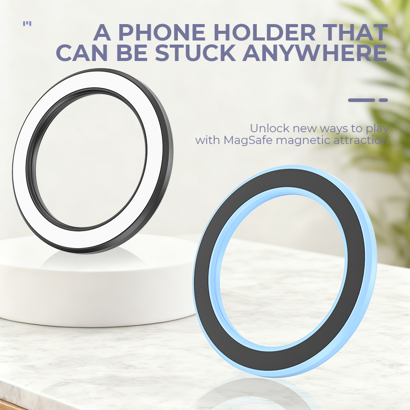 MagSafe対応 強力マグネットリング式スマホホルダー 粘 - Car Phone Holder Magnetic のレビューと価格