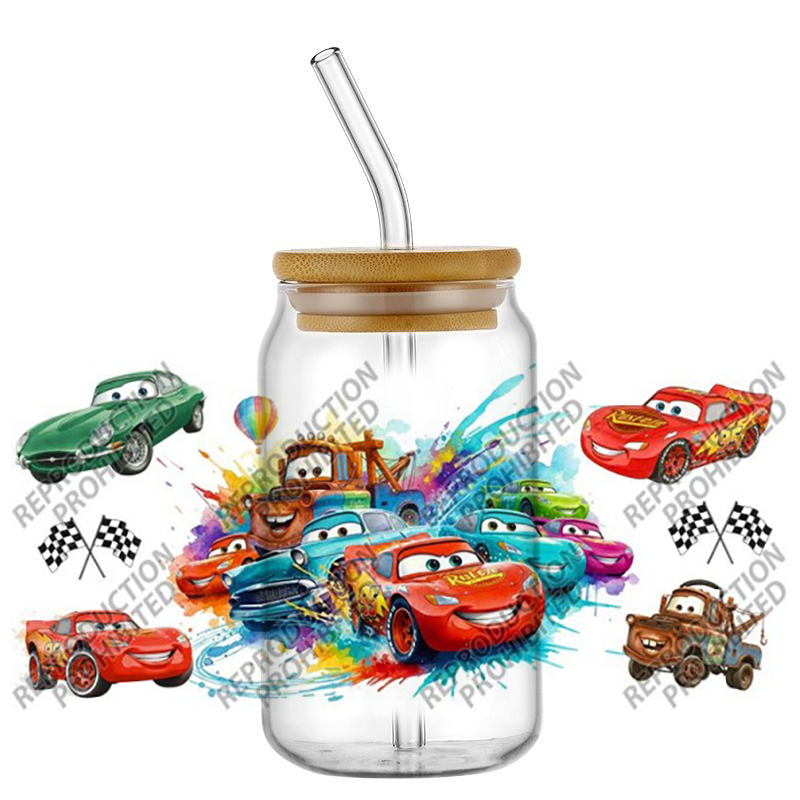 人気の車のデザインUV DTFステッカーデカールパーティーD - Car Accessories Outside のレビューと価格