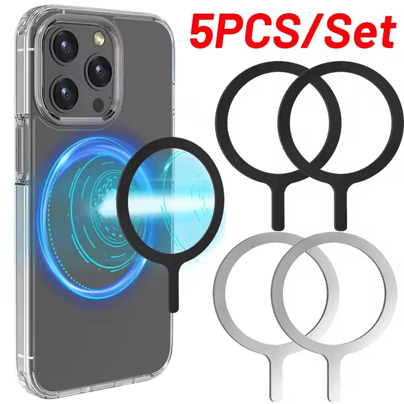 5-1個入りステッカーリング Magsafeワイヤレス充電用 - Car Phone Holder Magnetic のレビューと価格