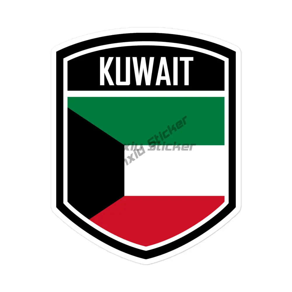 KWT クウェート国旗地図国章クリエイティブ PVC ステッ - Car Accessories Kuwait のレビューと価格