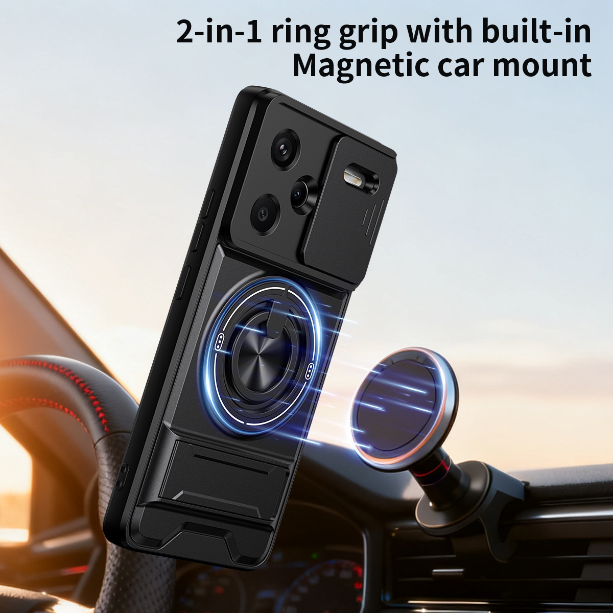 Xiaomi Redmi Note 14 13 12 Pro - Car Phone Holder Magnetic のレビューと価格