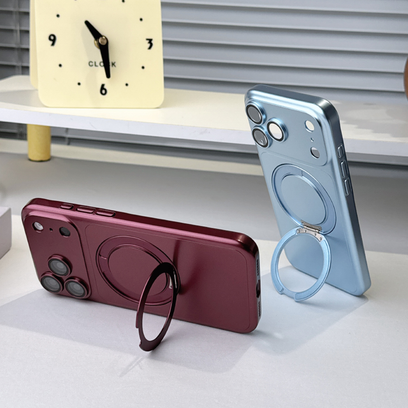 360 °   回転式金属製車載ホルダーリング付きマグセーフ - Car Phone Holder Magnetic のレビューと価格